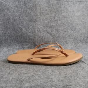 Cynthia Rowley Shoes Womens 9 Sandals Flip Flops Casual Slip On Brown Flats